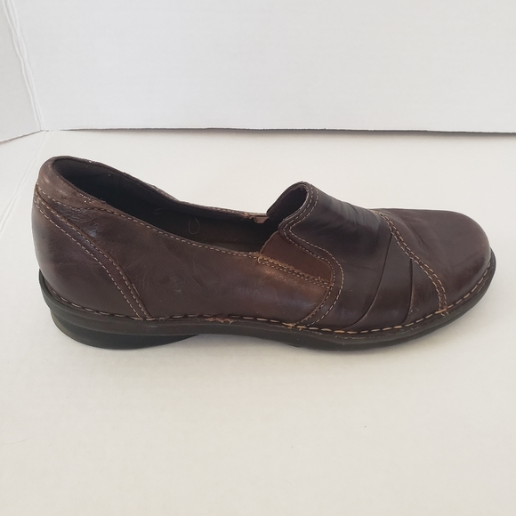 Clarks Bendable Brown Womens slip ons 8.5 - Picture 9 of 10